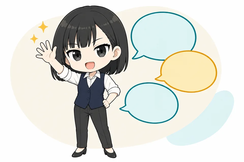 質問に答えるさや